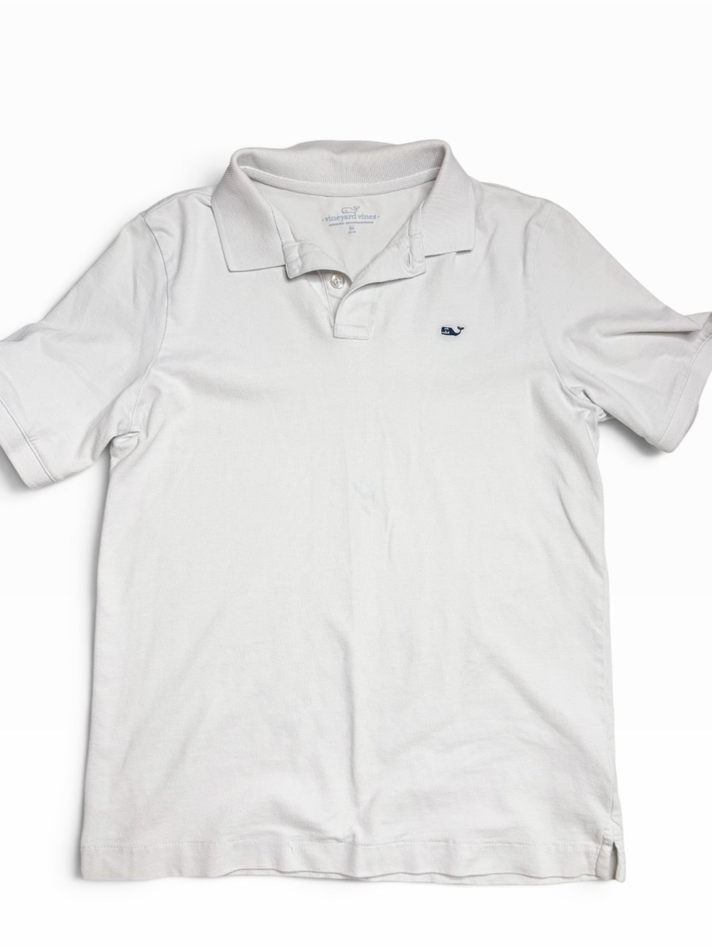 Vineyard Vines polo shirt boy's White Medium
